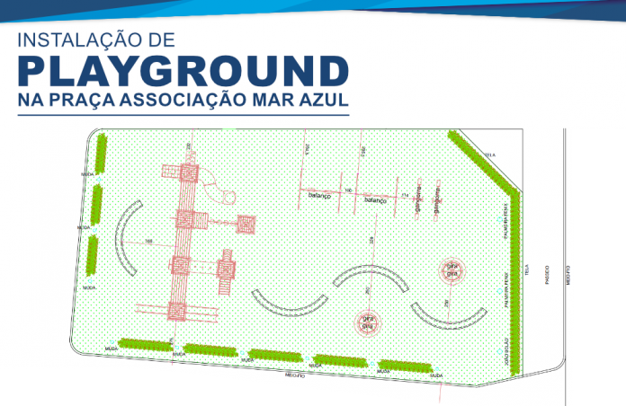 playground no mar azul