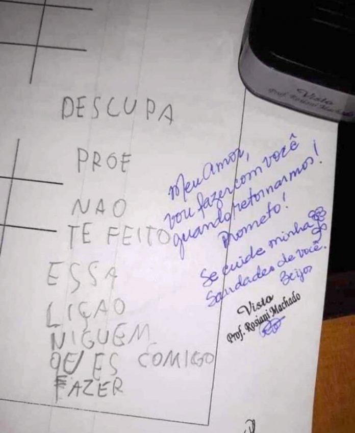 recado profe