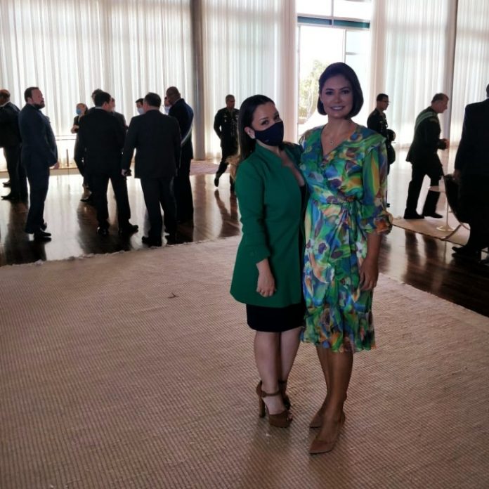 Luhana-Pawlick-e-Michelle-Bolsonaro