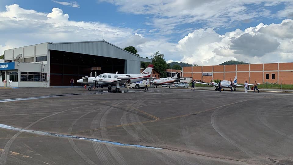 Assaltantes do aeroporto de Blumenau são