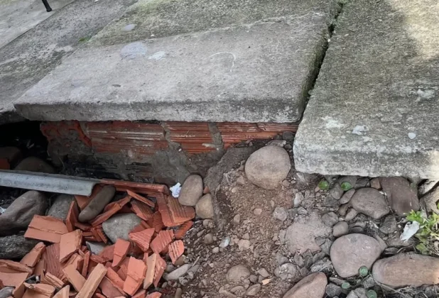 Imagens da fiscalização realizada pelo Ministério Público nas unidades de saúde do município de Sombrio.