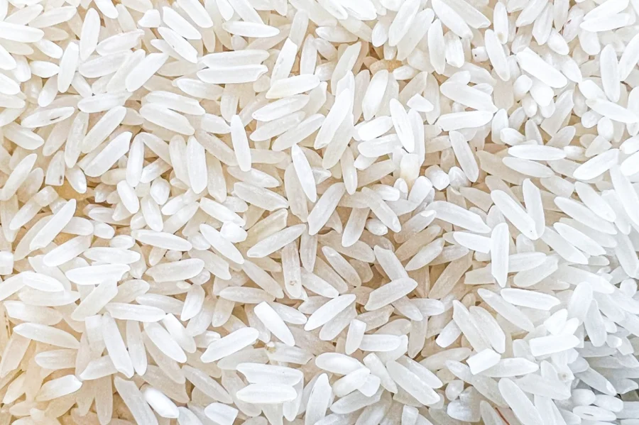 Crise do arroz Indústrias de SC criticam compra da Conab Close-up em grãos de arroz branco, ilustrando o cereal em contexto da crise do setor orizícola de Santa Catarina e das críticas do SindArroz-SC à compra de 137 mil toneladas pela Conab, que não resolve o problema estrutural do estoque.