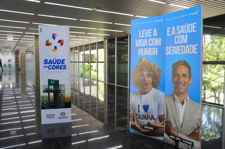 Novembro Azul Criciúma usa humor para quebrar tabus Banners da campanha