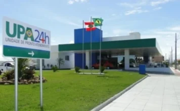 UPA de Araranguá tem 84,6% de aprovação em pesquisa Fachada da Unidade de Pronto Atendimento (UPA 24h) de Araranguá, sinalizada com a placa oficial, ilustrando o serviço que atingiu 84,6% de aprovação na pesquisa de satisfação dos usuários.