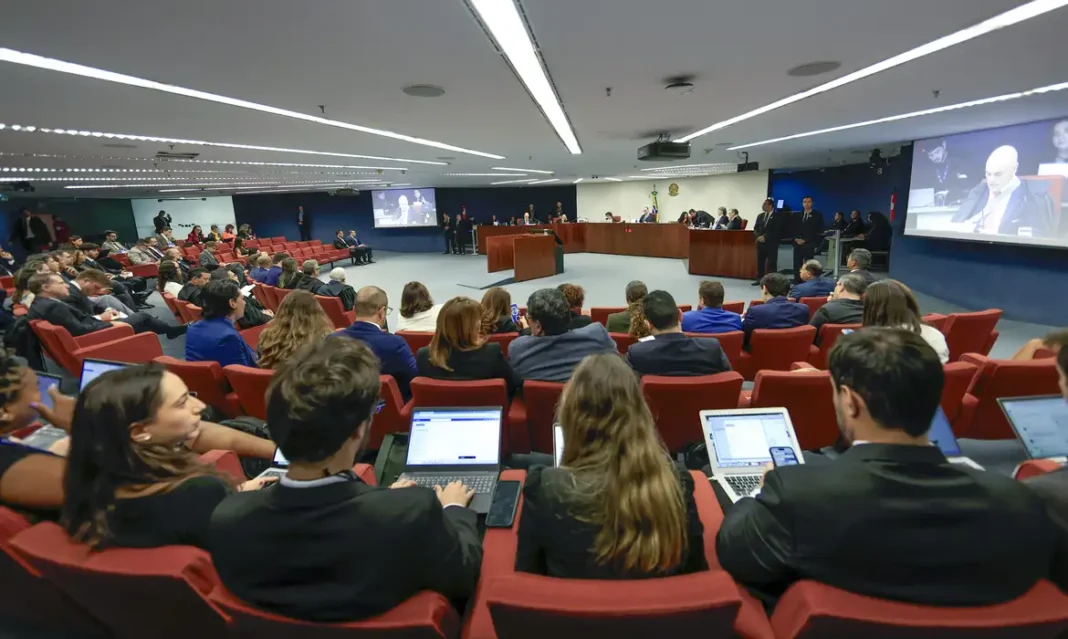 Sala de julgamento do STF