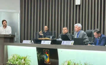 Araranguá aprova lei que disciplina crematórios particulares Vereador Paulinho Souza, autor do Projeto de Lei que disciplina crematórios particulares em Araranguá, em discurso na Câmara Municipal.