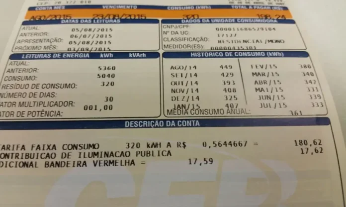Conta de luz Aneel confirma bandeira verde para janeiro Conta de energia elétrica detalhada. Aneel confirma bandeira tarifária verde para janeiro de 2026 devido à recuperação dos reservatórios das hidrelétricas, garantindo conta de luz sem taxas adicionais para o consumidor.