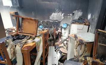 Residência é consumida por incêndio em Morro da Fumaça