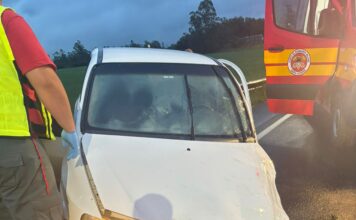 Motociclista sofre parada cardiorrespiratória em Jaguaruna