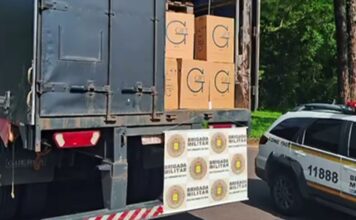 Apreensão de cigarros chega a R$ 2 milhões em Torres