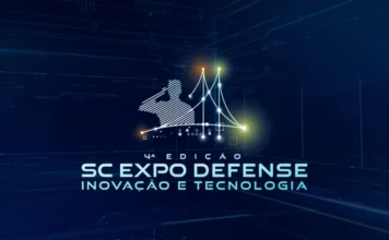 Fiesc promove maior evento de defesa do país na capital Logo da 4ª edição da SC Expo Defense, evento de inovação e tecnologia em defesa, promovido pela FIESC em Florianópolis.