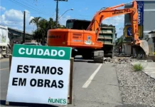 Jacinto Machado inicia obras de nova ciclovia de 1,7 km Máquinas da Construtora Nunes iniciam os trabalhos de remoção de calçadas na rua Silvio Boff para obras de infraestrutura em Jacinto Machado.