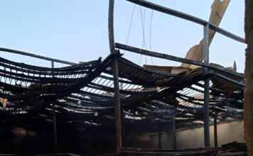 Incêndio atinge estufa de fumo em Forquilhinha