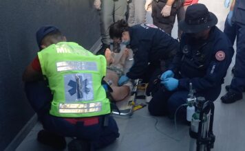 Idoso de 75 anos cai de escada e fica ferido em Içara