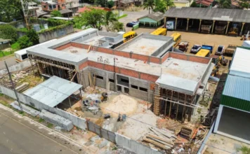 Obras da nova UBS do Centro de Praia Grande avançam