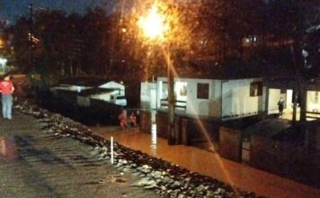 Casal é resgatado de correnteza em Criciúma