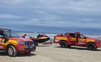 Corpo de homem é encontrado no mar em Passo de Torres
