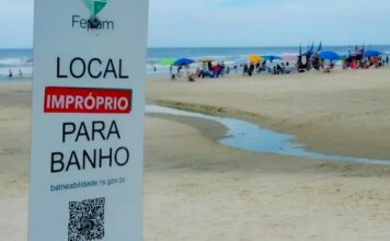 Duas praias do Litoral Norte estão impróprias para banho