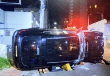 Capotamento deixa idoso ferido em Criciúma