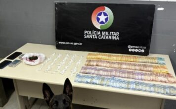 Dupla é detida por tráfico em Criciúma