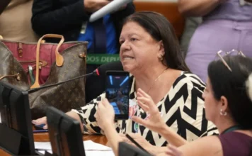 Câmara aprova prisão para quem posta jogos fatais na web Deputada Laura Carneiro, relatora do PL 1699/25, fala ao microfone durante sessão na Câmara dos Deputados sobre a criminalização de desafios perigosos e jogos fatais na internet para crianças e adolescentes.