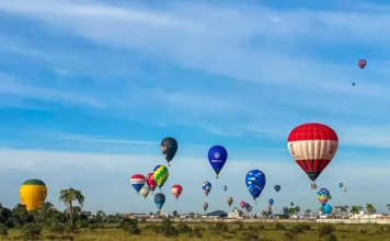 Provas técnicas abrem Festival de Balonismo em Torres