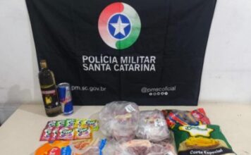 Homem é preso por furto em supermercado