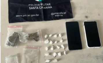 Adolescentes são apreendidos por tráfico em Sombrio