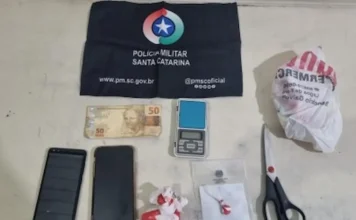 Homem é preso por tráfico em Balneário Gaivota
