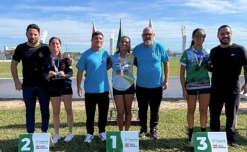 Arroio do Silva conquista bons resultados no JESC Atletas de Balneário Arroio do Silva no pódio da fase microrregional do JESC em provas de atletismo