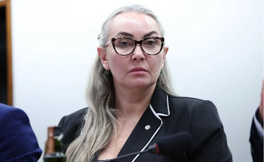Deputada Daniela Reinehr durante reunião na Câmara dos Deputados sobre pensão especial para vítimas da talidomida