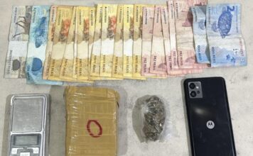 Jovem é preso com drogas após fuga da polícia