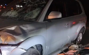 Motociclista fica ferido após colisão em Balneário Gaivota
