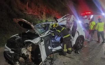 Motorista morre após colisão traseira em Criciúma