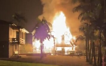 Incêndio destrói residência em Siderópolis