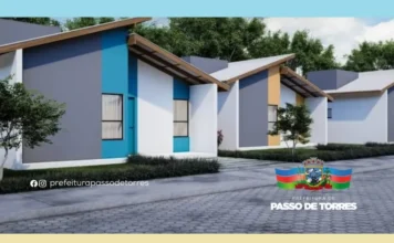 Passo de Torres inicia construção de 20 casas populares