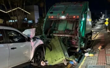 Motorista embriagado atinge caminhão de lixo e mata coletor
