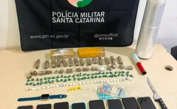 Três presos por tráfico de drogas em Turvo