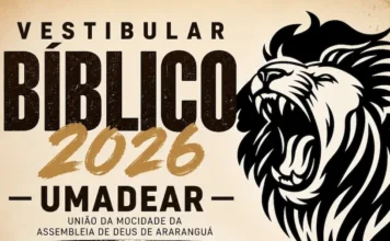 Vestibular Bíblico 2026 abre inscrições em Araranguá