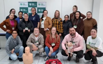 Professores de Turvo recebem capacitação em primeiros socorros