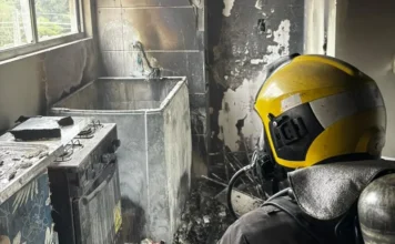 Princípio de incêndio atinge bar em Criciúma