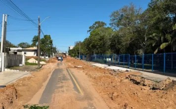 Araranguá investe R$ 635 mil em obra na Urussanguinha Obras de drenagem e recapeamento na Rua Albino Pereira de Souza, no bairro Urussanguinha, em Araranguá.