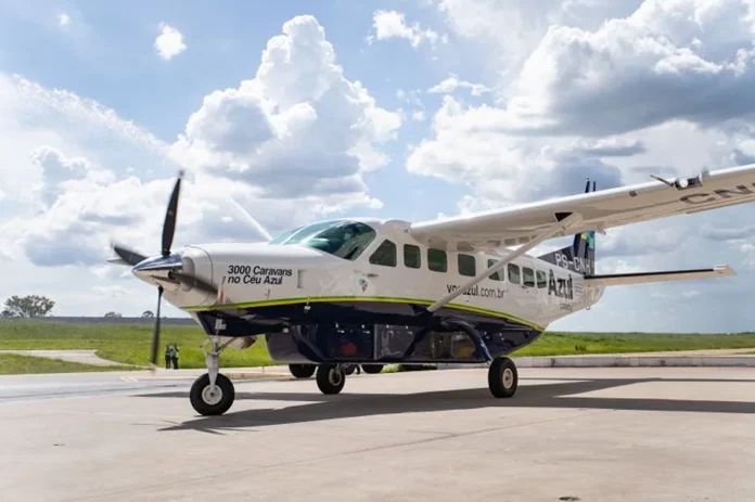 Forquilhinha e Jaguaruna terão rotas no programa VOA + SC Avião da Azul Conecta em aeroporto, empresa responsável pelas rotas regionais do Programa VOA + SC entre Forquilhinha, Jaguaruna e Florianópolis.