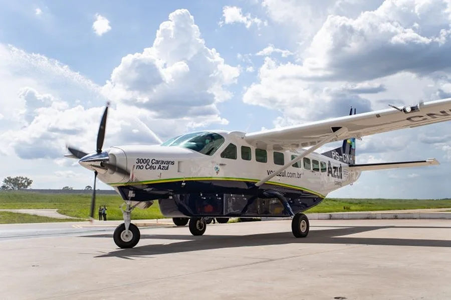 Forquilhinha e Jaguaruna terão rotas no programa VOA + SC Avião da Azul Conecta em aeroporto, empresa responsável pelas rotas regionais do Programa VOA + SC entre Forquilhinha, Jaguaruna e Florianópolis.