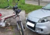 Motociclista fica ferido após colisão em Içara Motoneta artesanal e Renault Sandero envolvidos em acidente de trânsito com motociclista ferido em Içara.