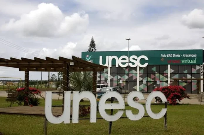 Unesc avança para ter campus universitário em Araranguá Unidade da Unesc em Araranguá, cuja estrutura foi avaliada pelo MEC no processo para implantação de campus universitário.