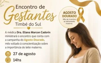 Gestantes de Timbé do Sul terão encontro sobre amamentação