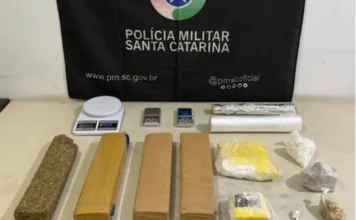 Drogas são apreendidas em residência em Passo de Torres