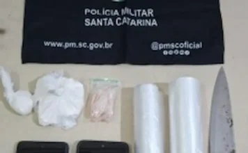 Três homens são presos por tráfico em Sombrio