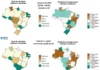 Mapas do Boletim InfoGripe da Fiocruz mostram os níveis de atividade e as tendências de Síndrome Respiratória Aguda Grave (SRAG) no Brasil, incluindo Santa Catarina, na Semana Epidemiológica 39 de 2026.